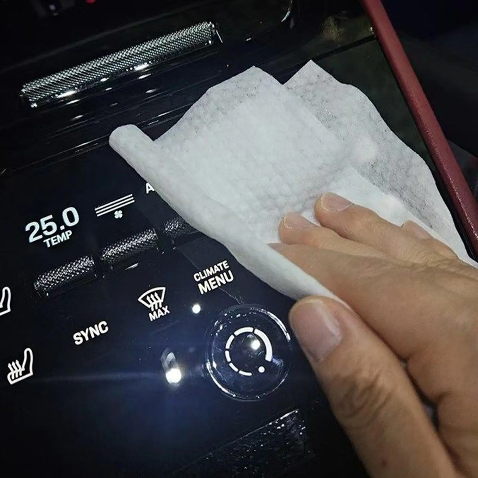 Car Glass Oil Film Remover Window Decontamination Wipes Efficient Oil Film Cleaning Wipes for Truck Vehicle Windshield Garage
