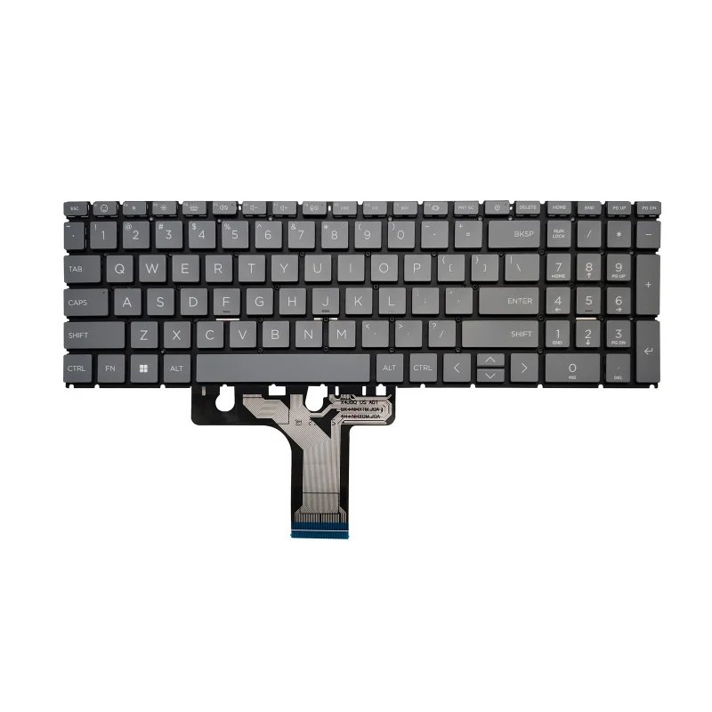 

Z New for HP 15-FD 15-FC 15-fd0000 15-fd1000 15-fc0000 US Backlit Keyboard Gray