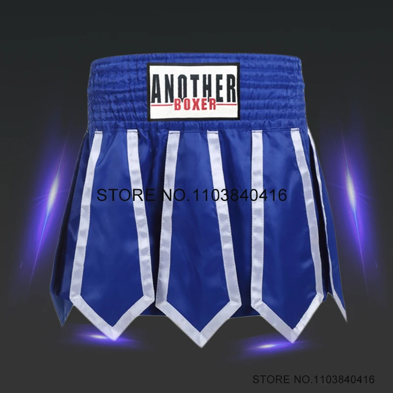 

Muay Thai Pants Men Women Kids Kickboxing Fight Wear Lotus MMA Martial Arts Grappling Training Clothes Satin Kick Boxing Shorts