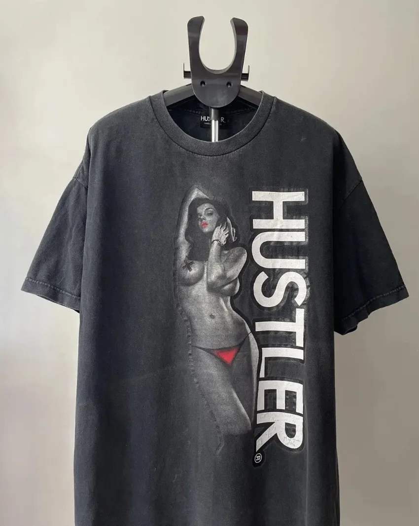 Vintage Hustler Sun Faded T Shirt