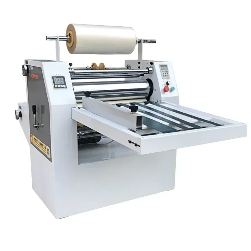 Automatic Double-Sided Adhesive Applicator, Reel-Fed Labeling Machine, 520J Thermal Laminator