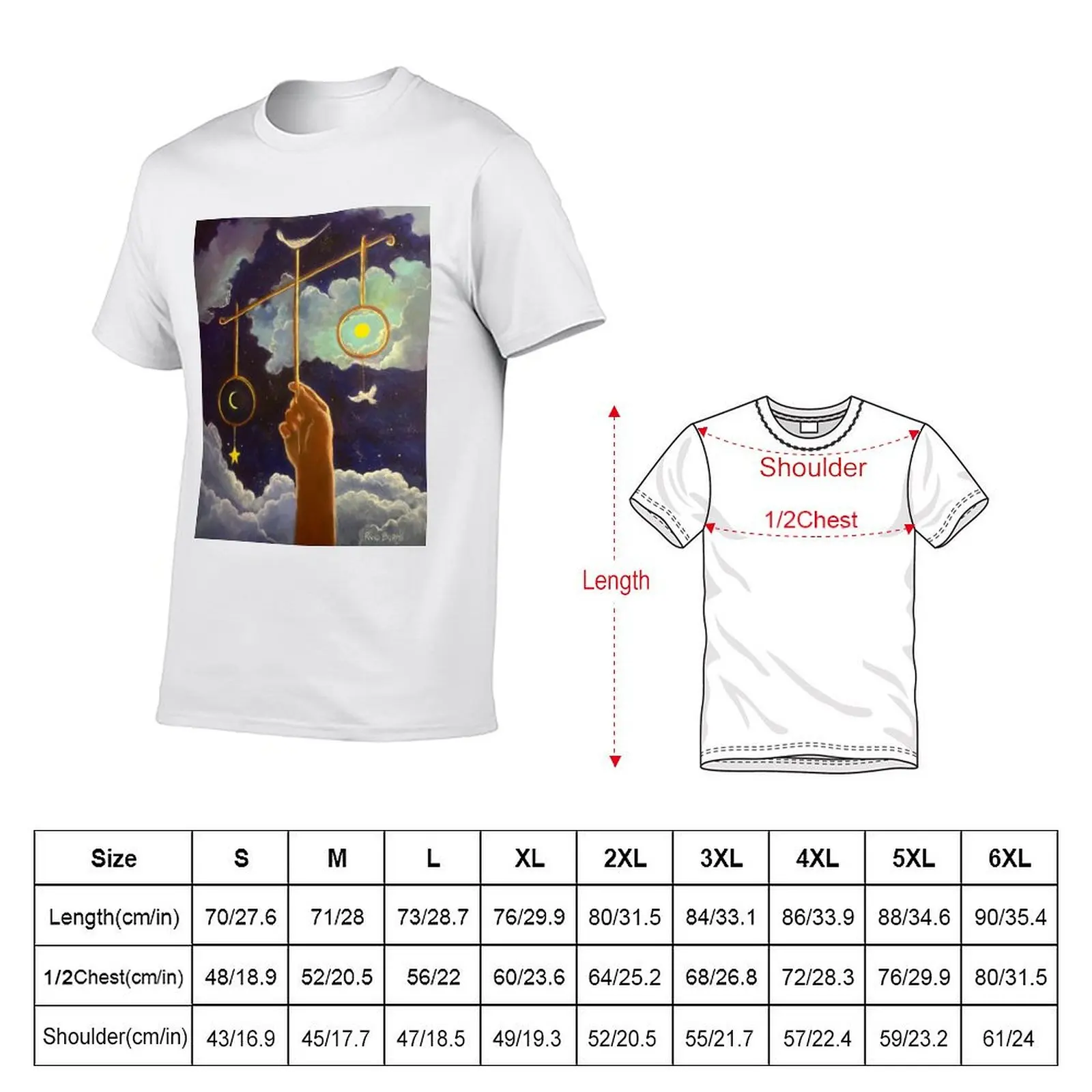 The Balance of God T-Shirt man t shirts for men casual man t shirt cotton T-Shirt