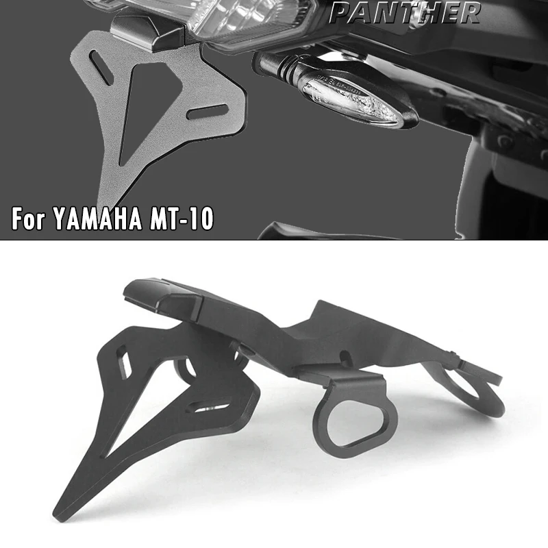 for-yamaha-mt10-mt-10-mt-10-sp-2022-2025-motorcycle-license-plate-holder-fender-eliminator-rear-short-tail-tidy-bracket-with-led