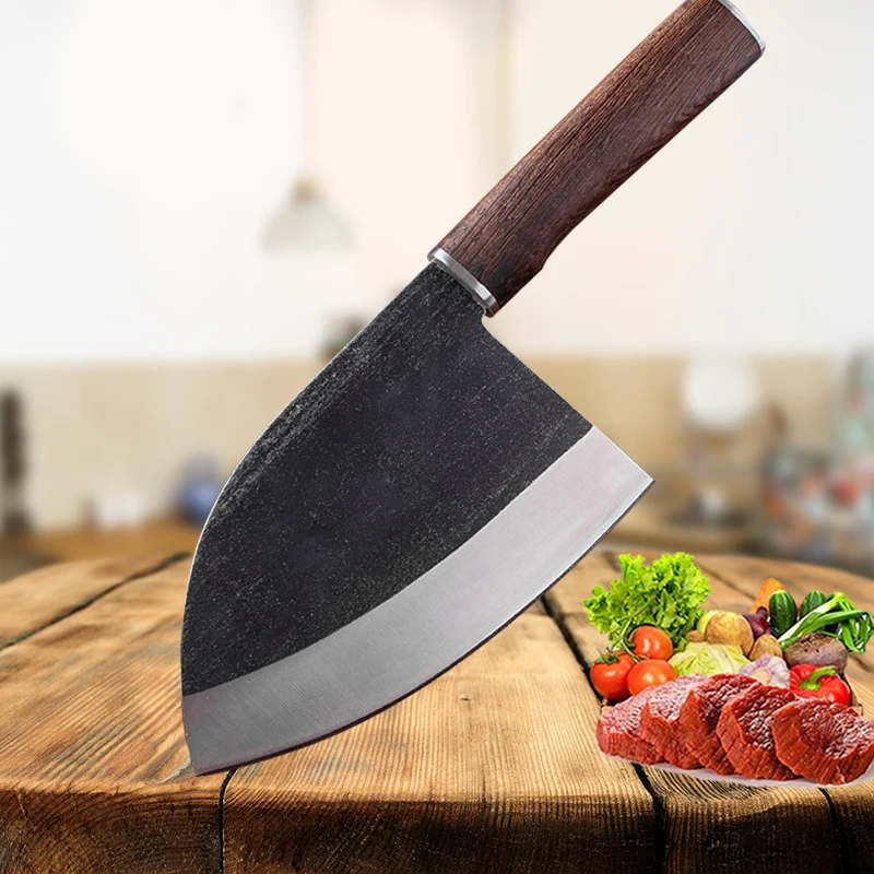 Forged Kitchen Chef Knife High Carbon Steel Meat Vegetables Slicing Knives Professional Butcher Chop Bone Cleaver Fish Knife