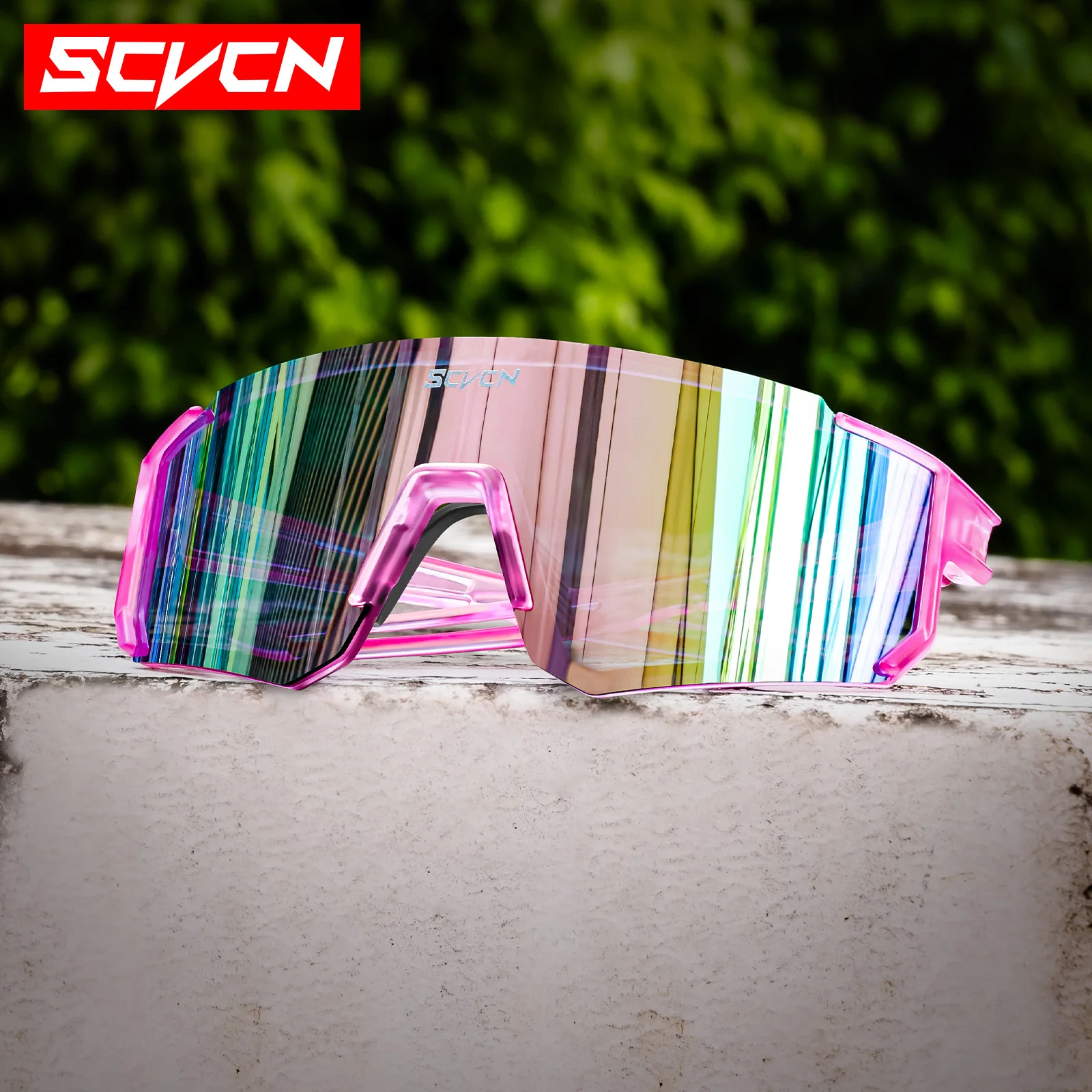 SCVCN UV400 Cycling Glasses for Men MTB Sunglasses Mountain Bike Bicycle Eyewear Women Sports Goggles Road Speed Skating image 6