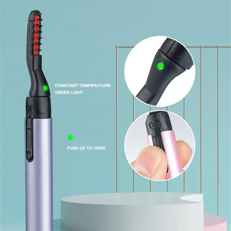 Aquecimento elétrico cílios encrespador, cílios encrespador, Curling Iron, cílios postiços, alta precisão, enxertando pinças, maquiagem ferramentas