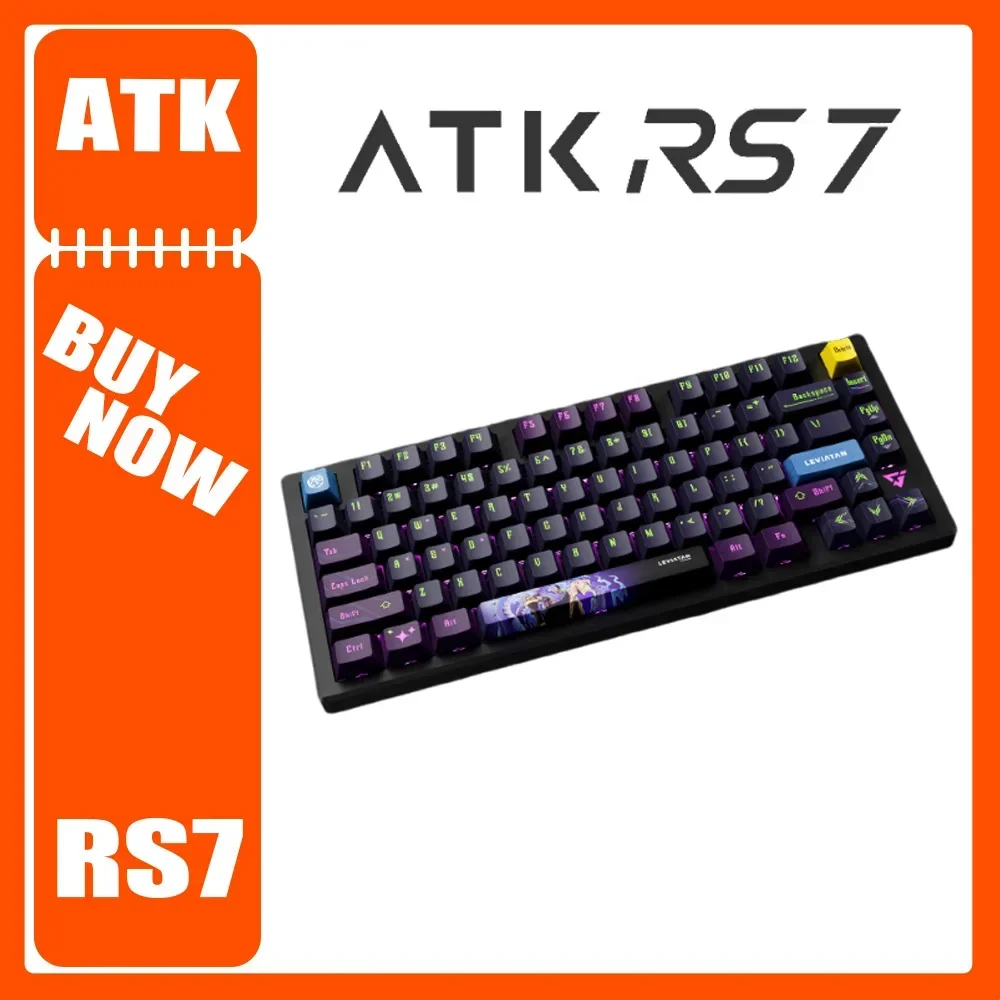 ATK RS7 Magnetic Axis Mechanical Keyboard RGB 8K Quick Trigger Wired Smart SPEED X Gaming Keyboard for Varolant Pc Gamer Gifts