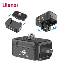 Ulanzi Universal for Gopro SLR Camera Smartphone Quick Release Plate Clamp Quick Switch Kit Tripod Monitor Mount Adapter