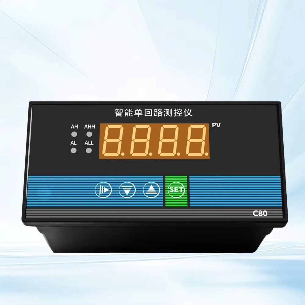 ABS Material Digital Display Industrial Level Gauge PT100 0.5% FS Precision 4-20mA 0-10V Signal Output