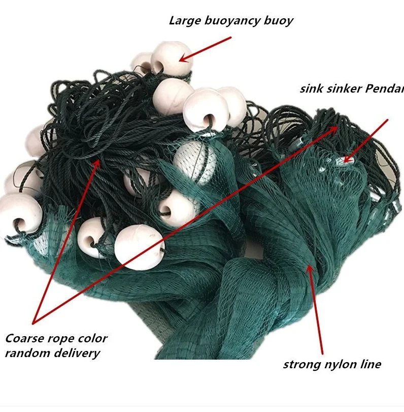 STRONG TRAWL FISHING NET CHINA FISHING NETWORK FISHING TOOL PULL NET BARRAGE NET