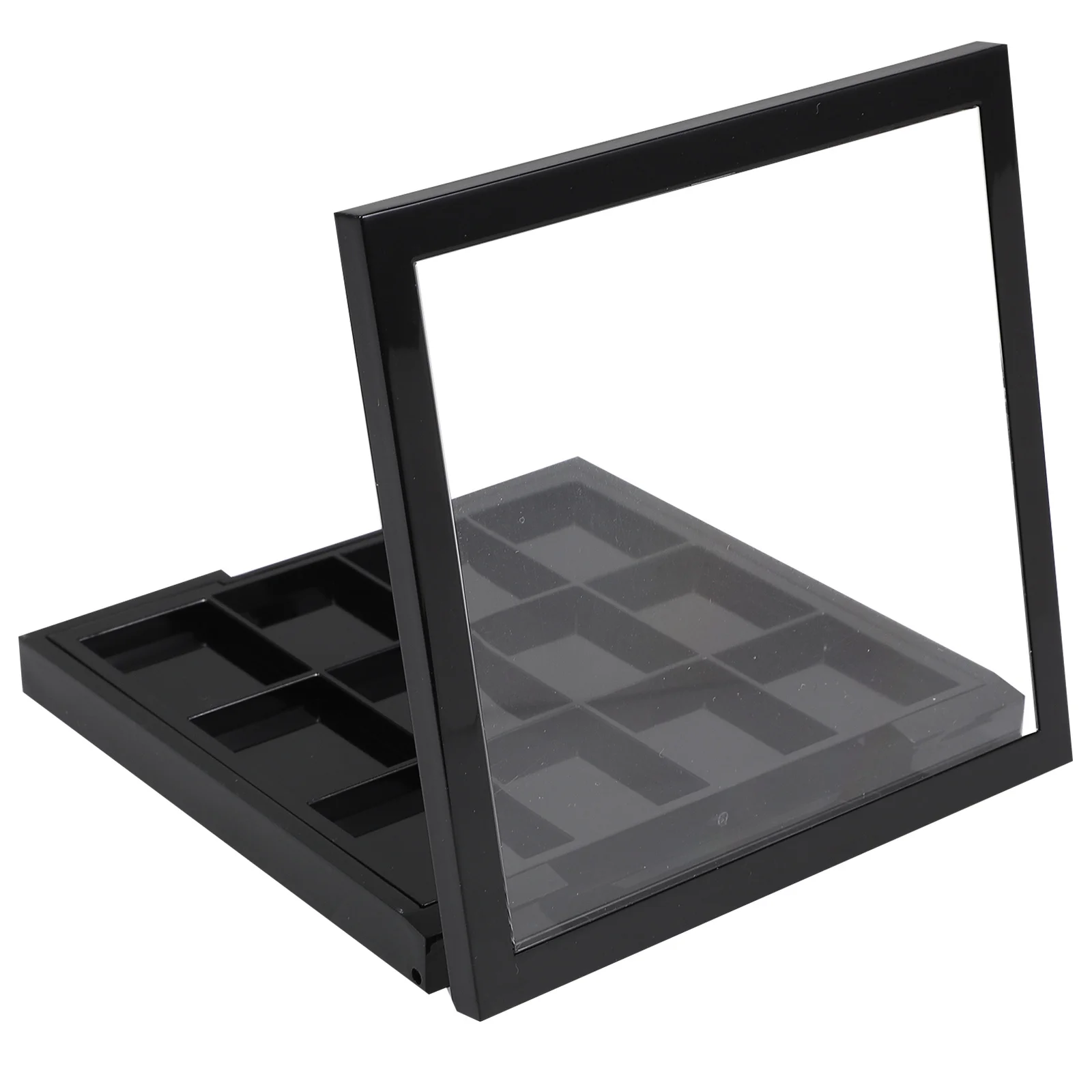 

1Pcs 12-Grid Empty Eyeshadow Dish Makeup Storage Palette Ideal for Women Beginners DIY Empty Eyeshadow Dish