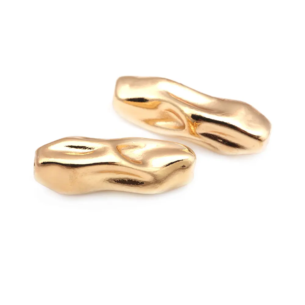18K Gold Farbe Messing Unregelmäßige Rohr Halsketten Armbänder Spacer Perlen Hohe Qualität Diy Schmuck Machen Zubehör für Frauen – Detail 16