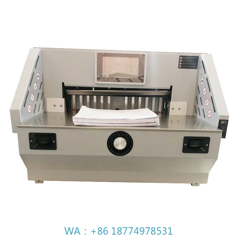 

Guillotine Paper Cutting Machine A3 A4Hot Sale 110V/220V Electric Paper Cutter