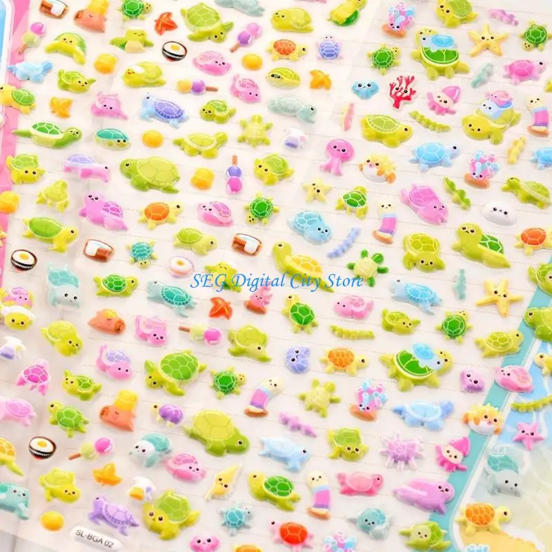 U75B Decorative Small Sticker for Kids Adults, Reusable Tiny Sticker for Scrapbooking