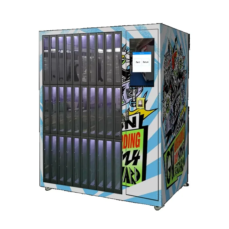 Self-Service Skateboard Rental Machine with Card Payment Automated Convenience for Public Spaces & Skate Parks Customized