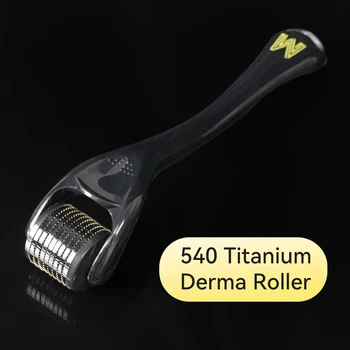 Hello Face Derma Roller Titanium 540 Microneedling Micro-naaldroller voor thuisgebruik voor mannen en vrouwen
