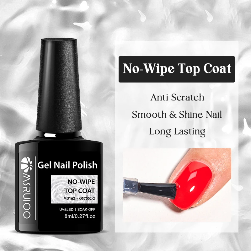 3 PC ฐานเจล NO-WIP Matte TOP Coat เล็บเจลชุดเล็บยาวนาน Soak Off UV LED เจลสําหรับเล็บเล็บ