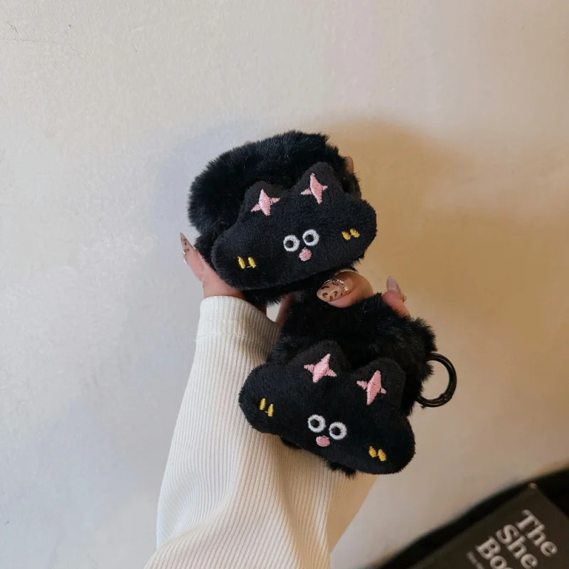 

INSPlush Cat Earphone Cover Compatible with Appleairpods3/4Solid Color Full CoveragePRO2/PRO3Cartoon