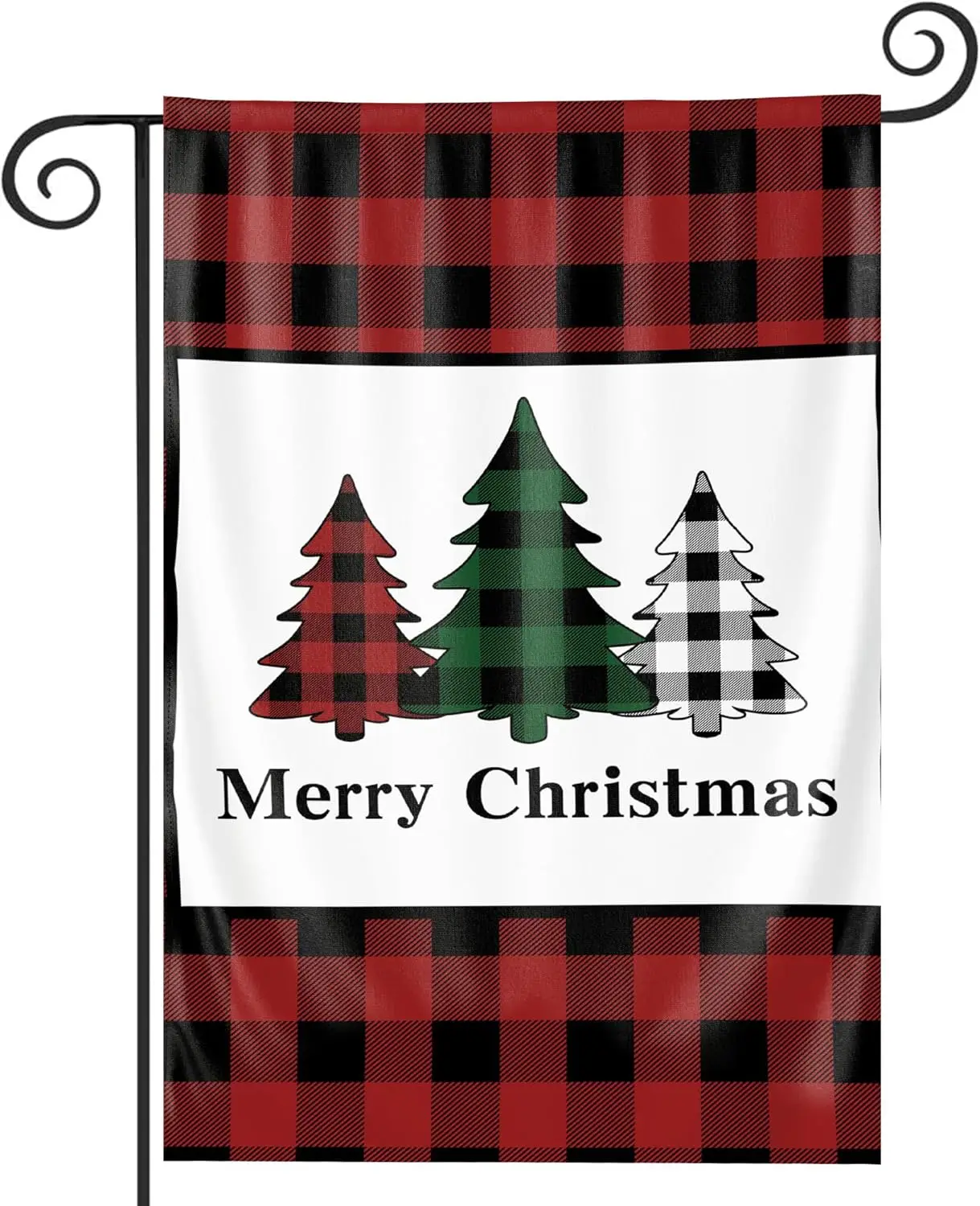 KatchOn, Christmas Garden Flags for Outside - 12X18 Inch, Double Sided | Merry Christmas Yard Flags for Outside Christmas Decora