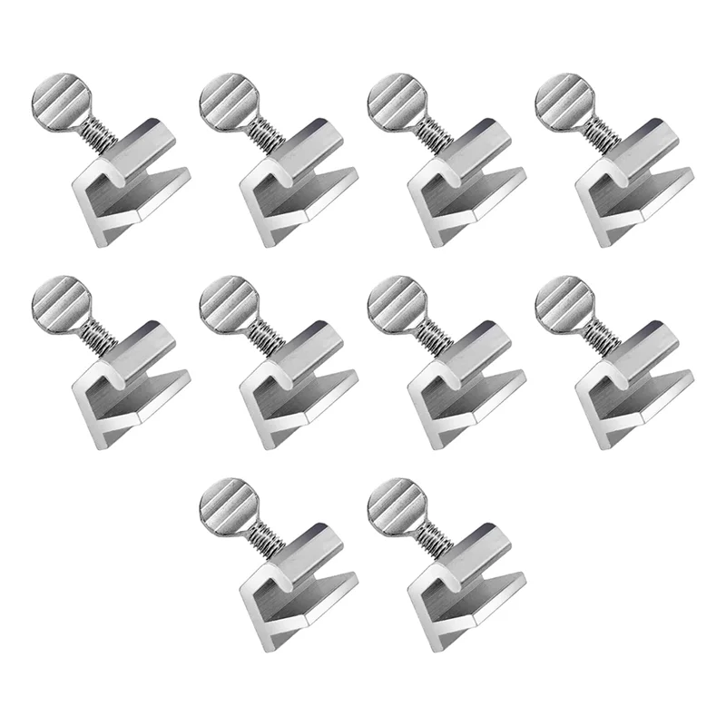 

A92Z For Enhanced Home Security For Windows 10-Pack Aluminum Sliding Window Locks In Silver