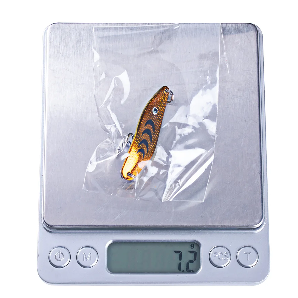 1pcs  Long-Cast Metal Vib Lure, 5 cm / 6.8 g, Shimmering Lure with Nickel-Plated Flakes, Portable and Practical Fishing Lure view 6