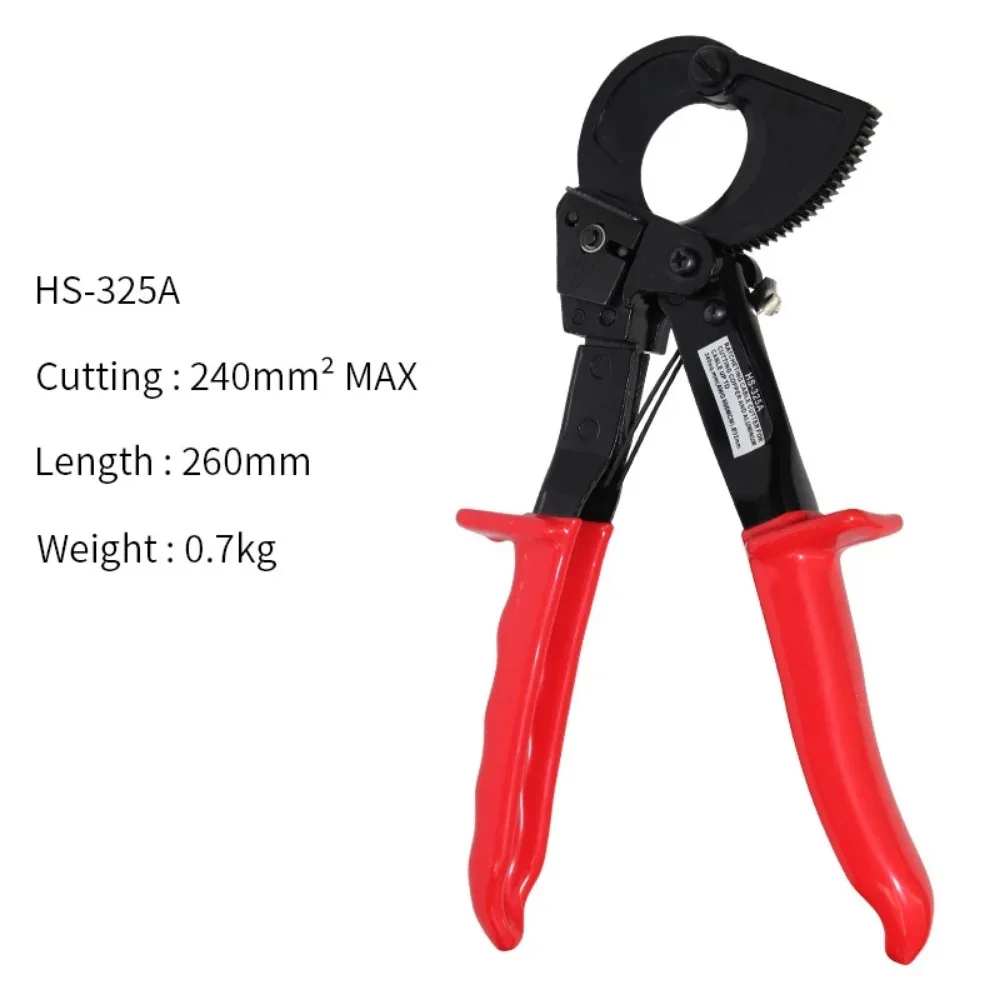 Heavy Duty Ratchet Cable Cutter High-carbon Steel Anti Slip Wire Breaker Pliers Durable Multi-functional Cable Cutter