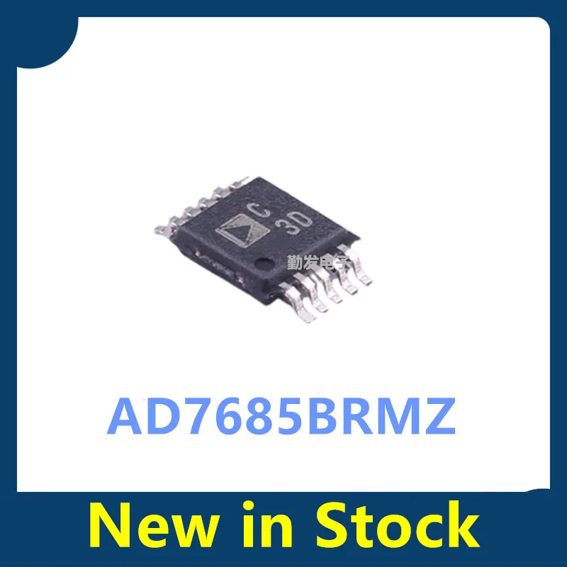 2PCS  AD7685BRMZRL7 AD7685BRMZ MSOP-10 16-bit Analog-to-Digital Converter Chip, Brand New and Genuine