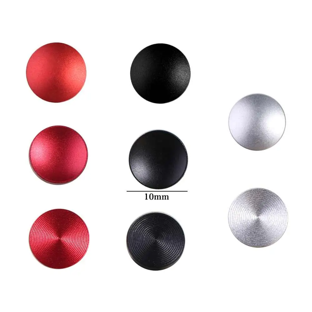 Flat Convex Concave Camera Shutter Button Black Red Silver Metal Shutter Release Button Soft Aluminum Camera Triggers