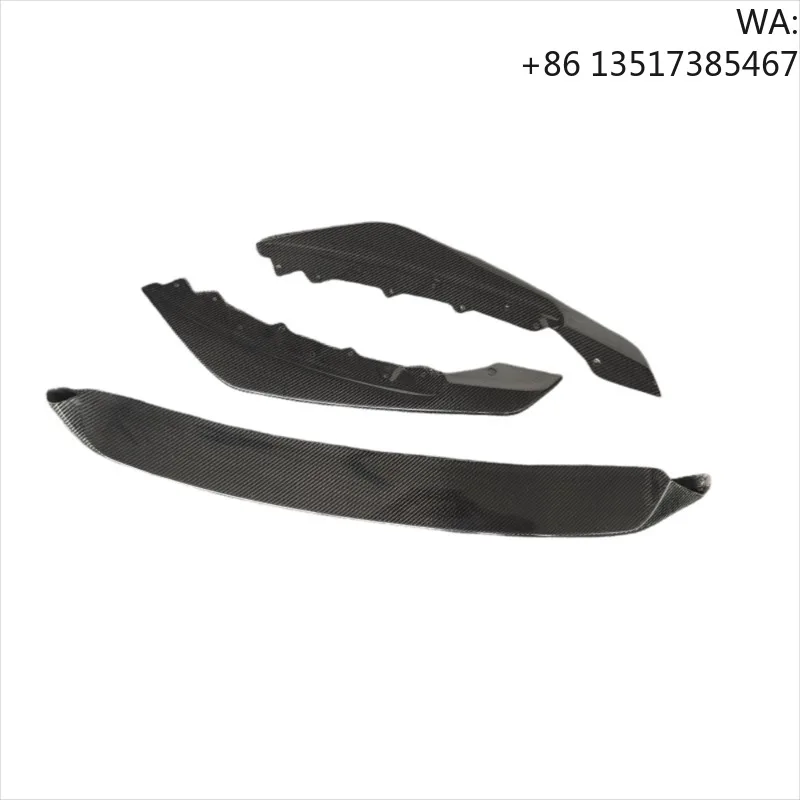 

Used for Jaguar F-TYPE Modification SVR Style Front Bumper Front Shell Carbon Fiber Front Lip Three Piece Body Kit