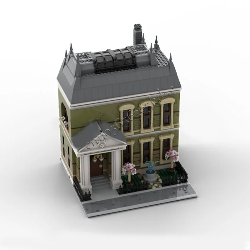 2549 パーツ MOC シティストリートビューズ モジュラー キュレーターのアパートメント ブロック DIY 教育組み立てキッズおもちゃ クリスマスギフト