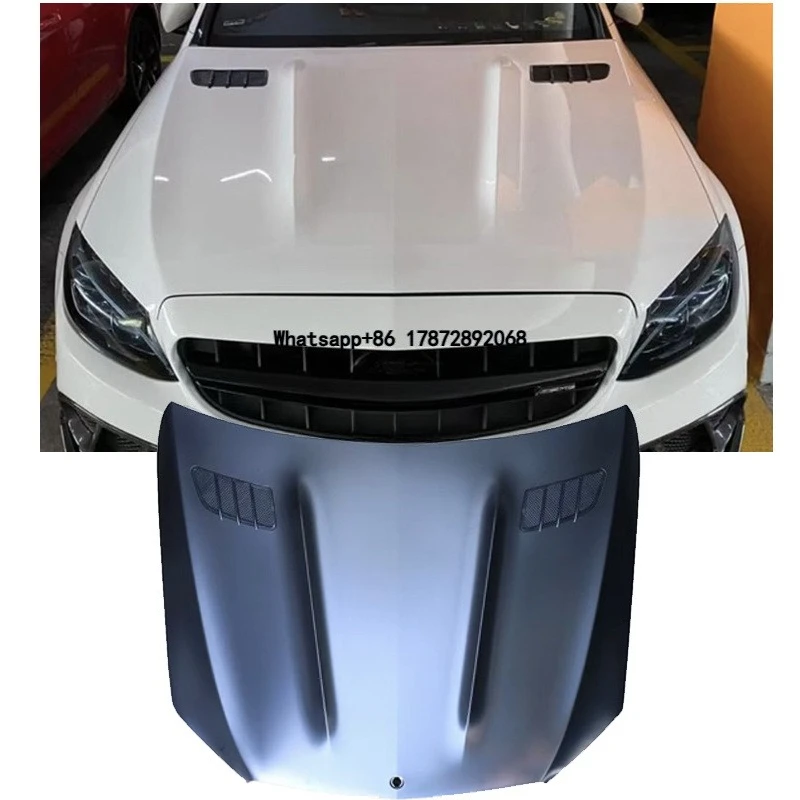 

GT Style Aluminum Alloy Material Hood for C-Class W205 C200 C300 C43 Limousine Version Body Parts for C205 Cars