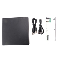 12.7Mm External DVD Enclosure USB 2.0 External DVD/CD-ROM Case For Laptop Desktop PC Optical Disk Drive SATA To SATA