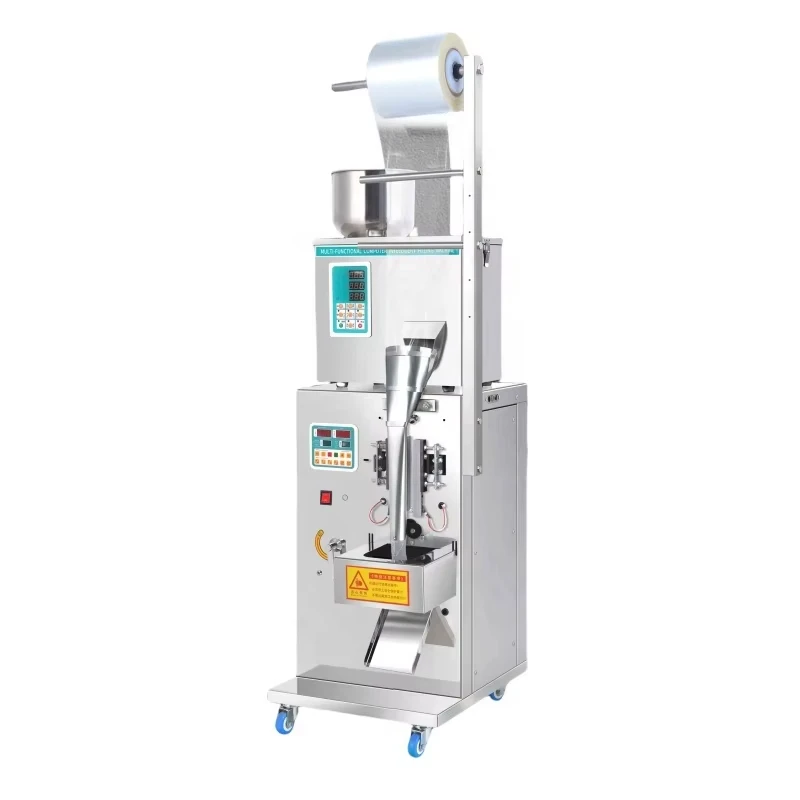 

Full Automatic Small Paper Bag Packing Machine Food Wrapping Salt Pepper Coffee Powder Sugars New Condition Foil