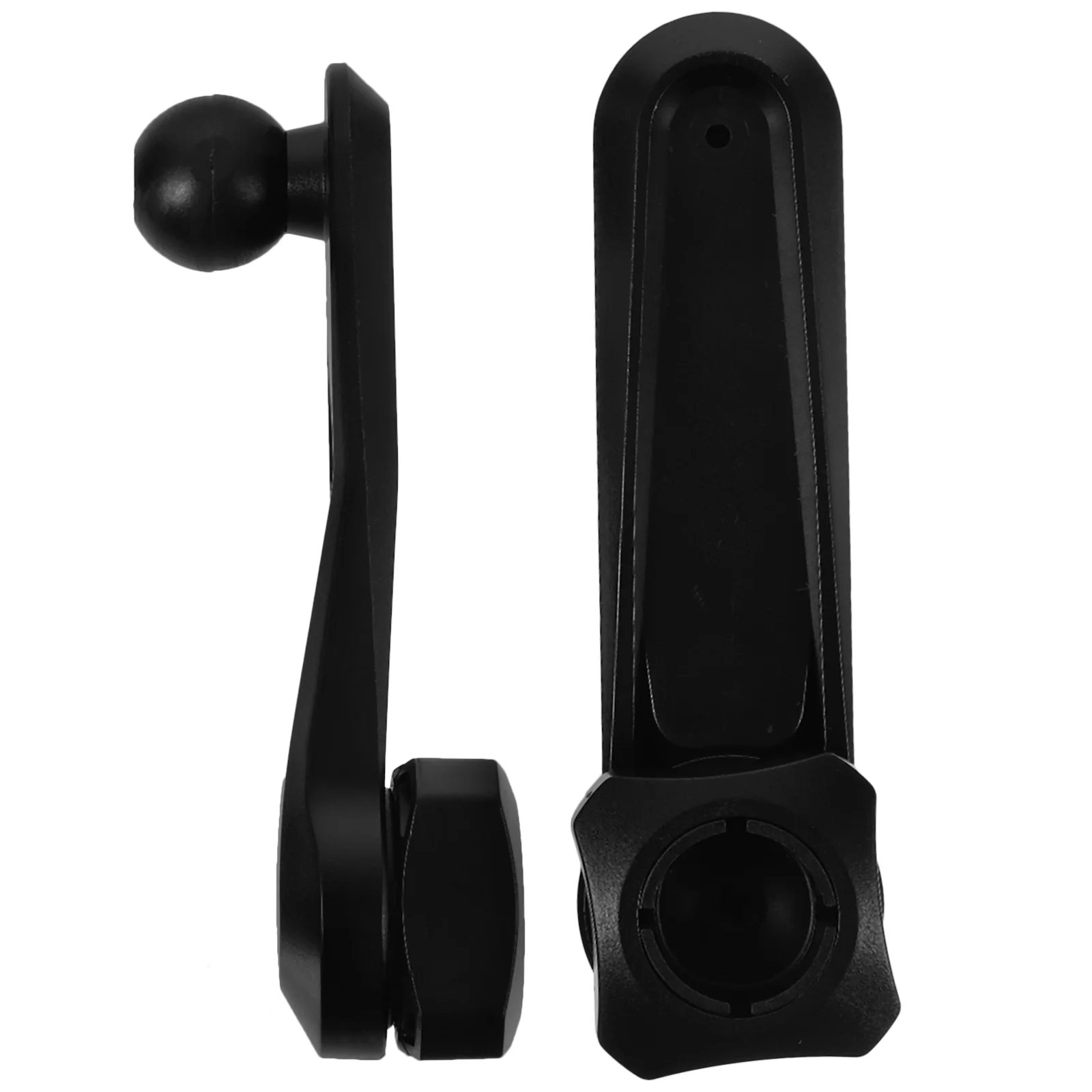 

2 Pcs Dash Mount Accessories Extension Arm for Phone Holder Wireless Ball Head Bracket Plastic Shopping Black