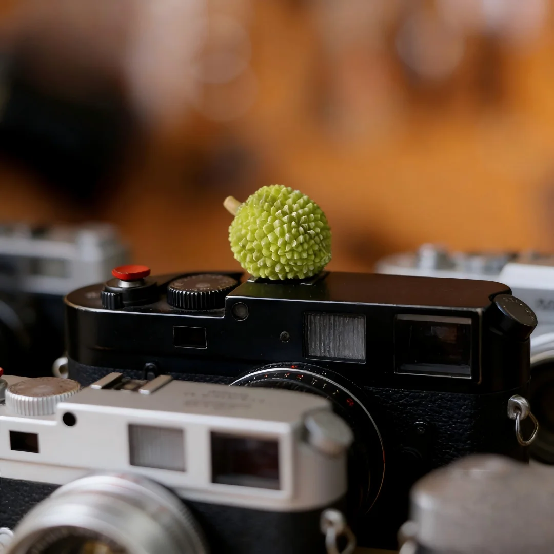 DIY Lovely Mini Fruit Camera Hot Shoe Cover Protector for Canon R50 Nikon Z30 Z8 Fuji XT5 XT50 Leica Q3 Sony Mirrorless Camera view 5
