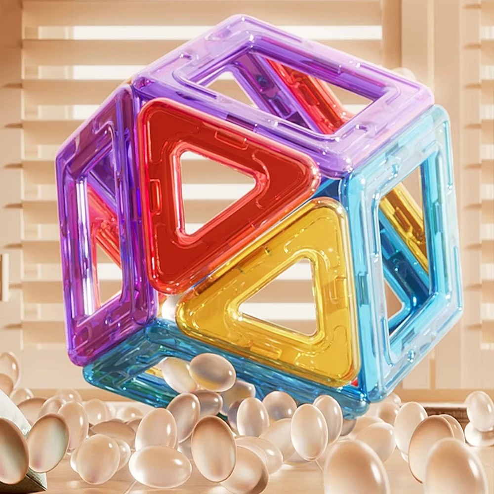 Jouets magnétiques blocs de Construction magnétiques à monter soi-même, grande taille pour enfants, ensemble de Construction de styliste, cadeaux d'anniversaire pour enfants, jouets éducatifs