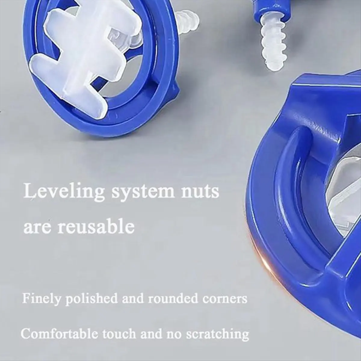 BHBL 150Pc Ceramic Tile Leveling System Clips Spacers Straps Spiral Wadge for Tile Laying Wall Floor Fixing Construction Tool