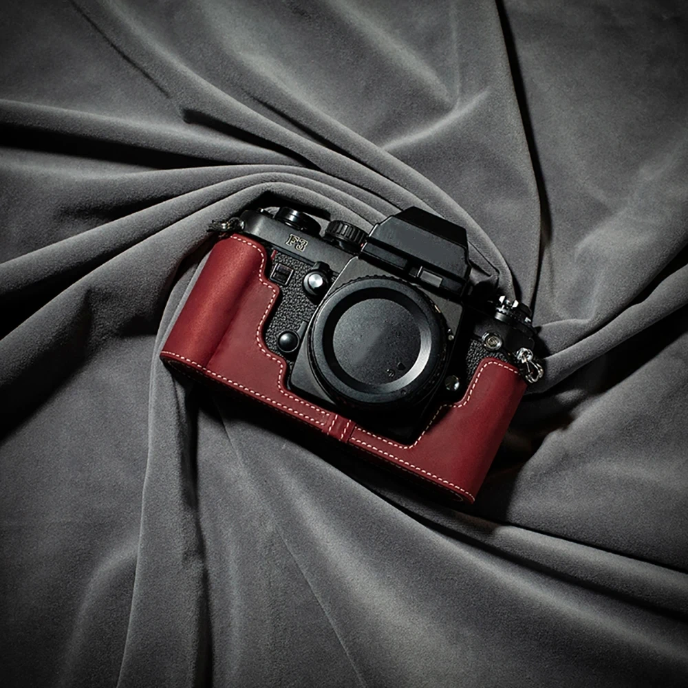 

For Nikon F3 Case F3HP F3AF F3T FM3A F2 F2S F2A F2 Case Genuine Real Leather Cover Protective Case for Camera Protective Case
