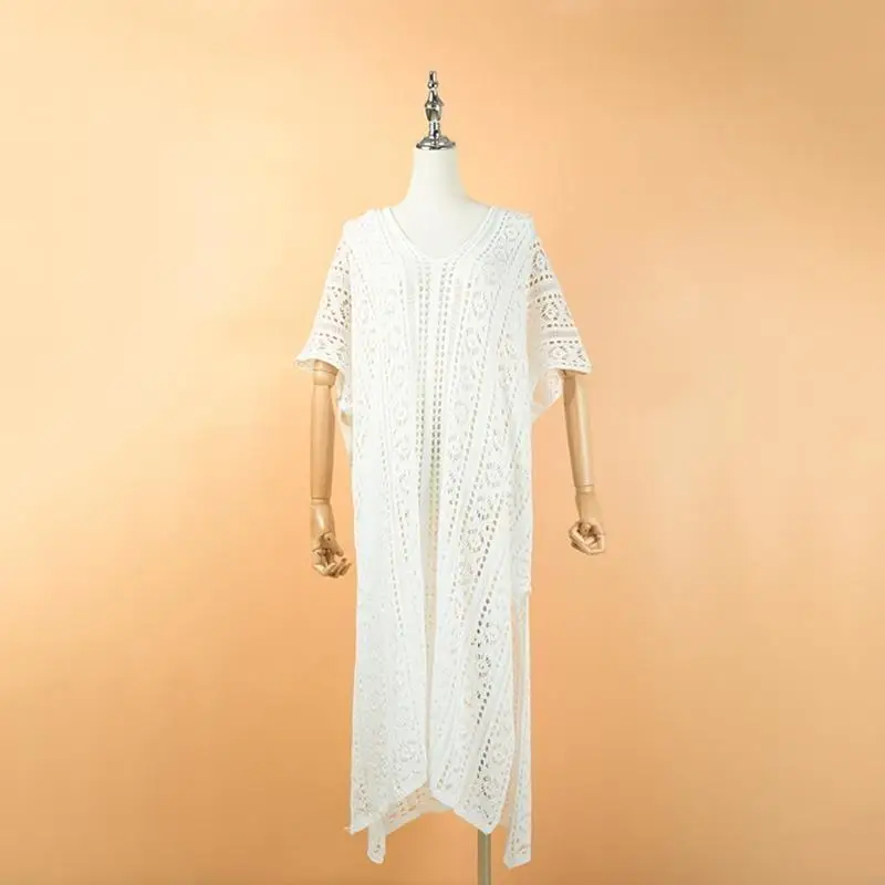 Bohemian Traje baño encubrimiento playa crochet para crucero playa verano