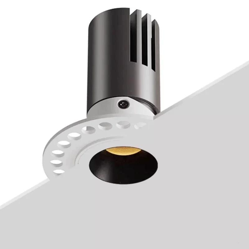 

Мини-безрамный прожектор COB 3 Вт, 12 Вт, 15 Вт, 24 Вт, светильник с регулируемой яркостью, 110 В, 220 В, 240 В, встроенное безрамное освещение, потолочное освещение для дома