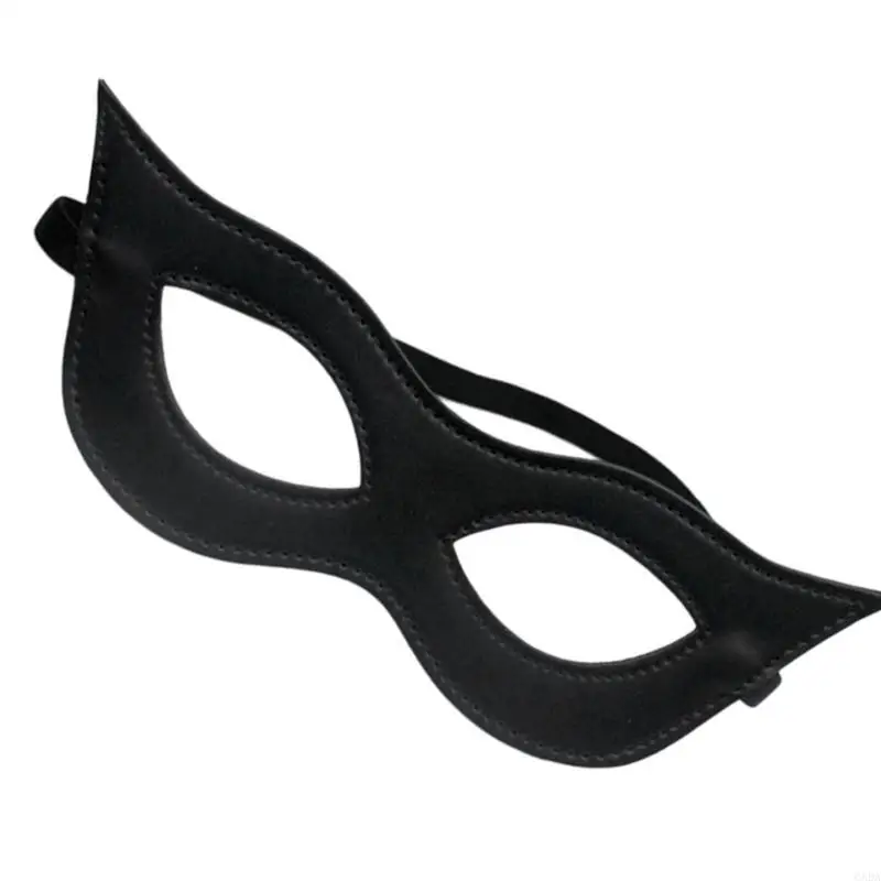 Soft PU Leather Masquerades Mask Adjustable Strap For Cosplay Costume Parties 6XDA