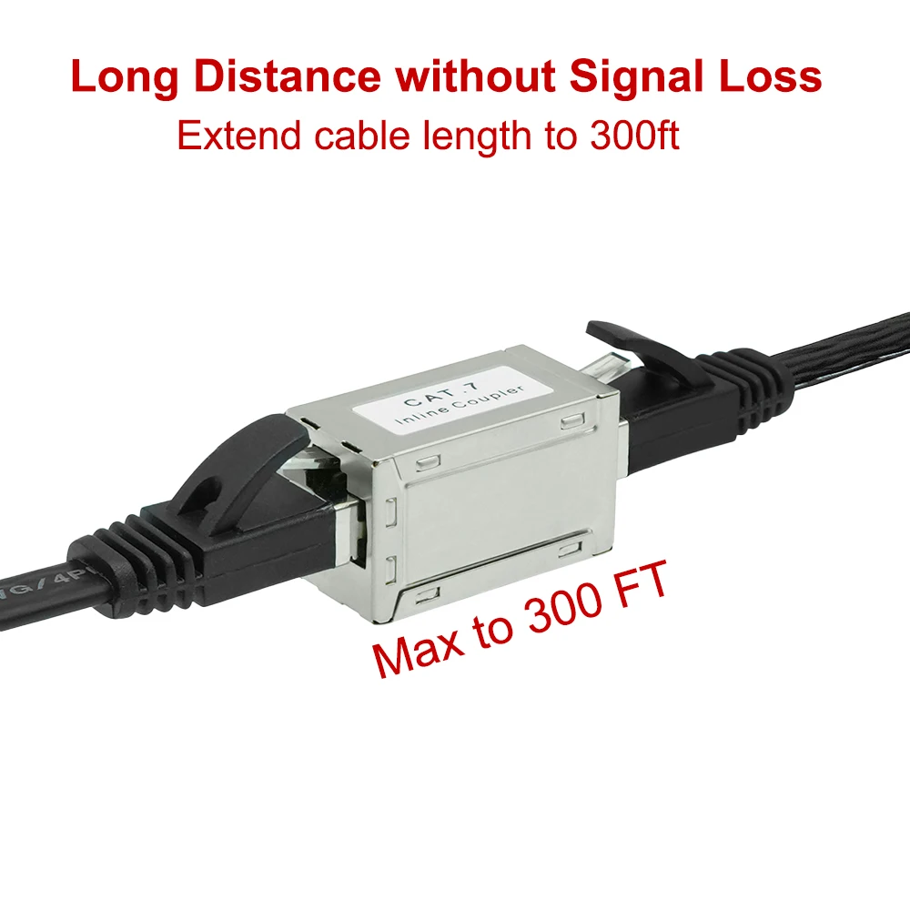 ProPatch Экранированный соединитель RJ45 Cat7 Cat6/CAT6A Соединитель RJ45, адаптер Ethernet-удлинителя «мама-мама», линейный соединитель Ethernet