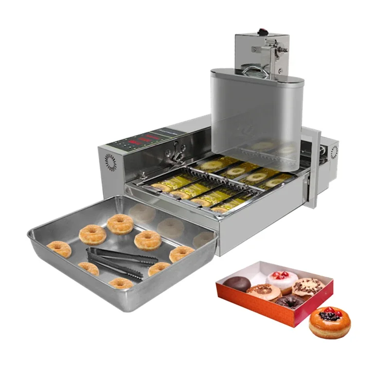 

Fully automatic single row donut machine