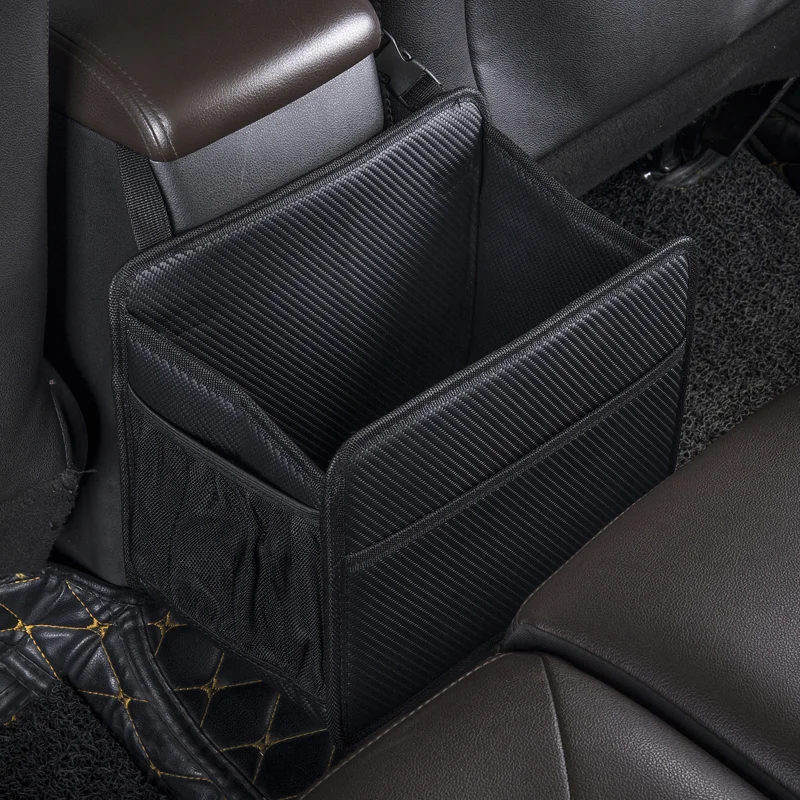 

Open-Top Car Trash Can Large Capacity Hanging Car Trash Bag Washble Stand Trash Bag for Cars Foldable Storage Bag for Cars SUV