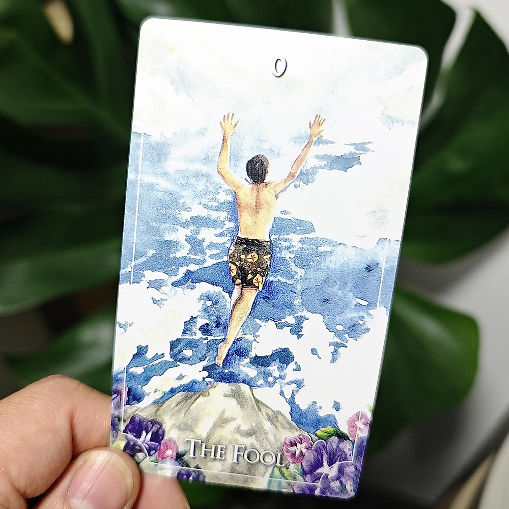 Healing Waves Tarot 10.3*6cm 78 Pcs Tarot Cards Combine The Healing Aspect of Mother Nature and Art Into Artwork