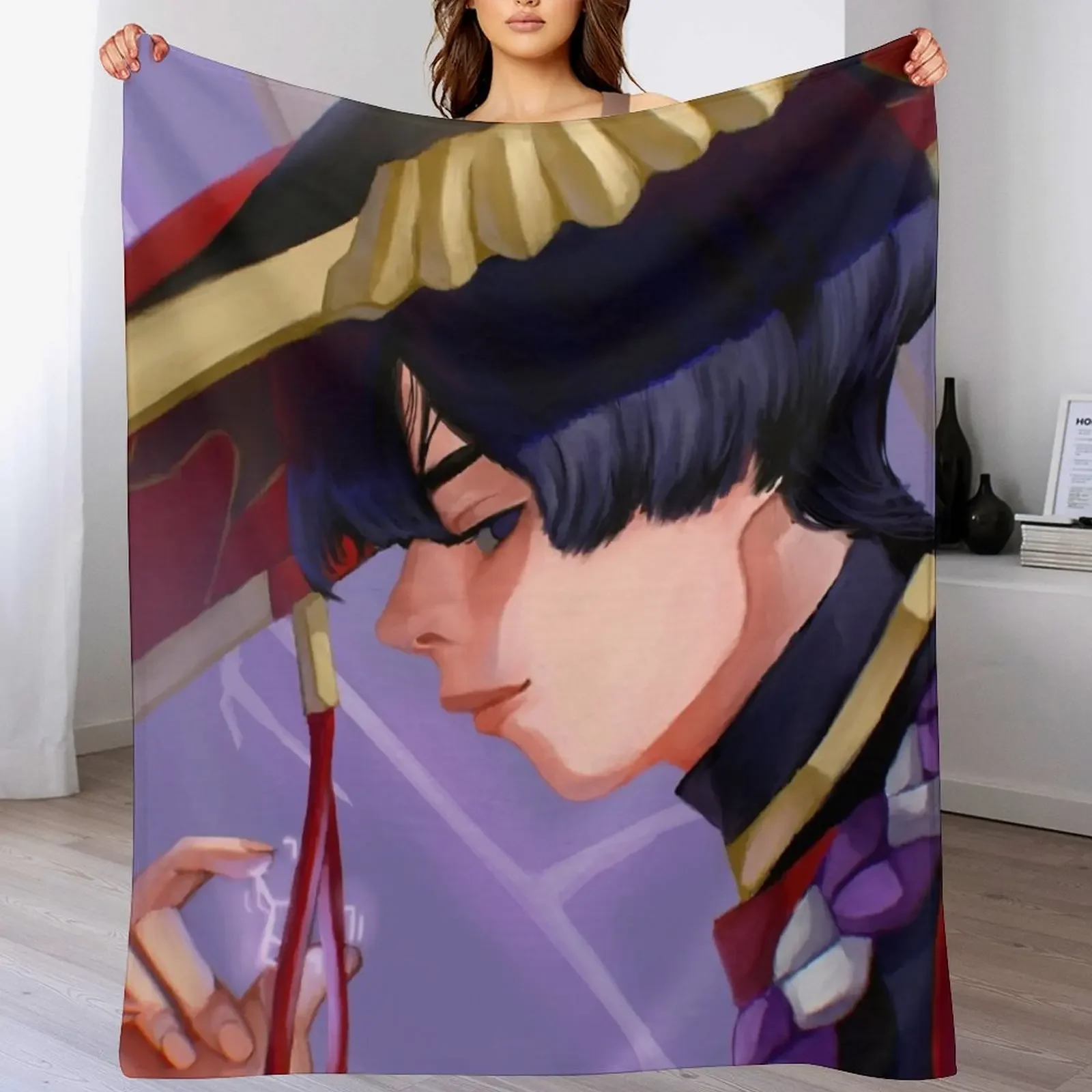 

Scaramouche Throw Blanket Cozy Napping Blanket Gift for Mom Dad