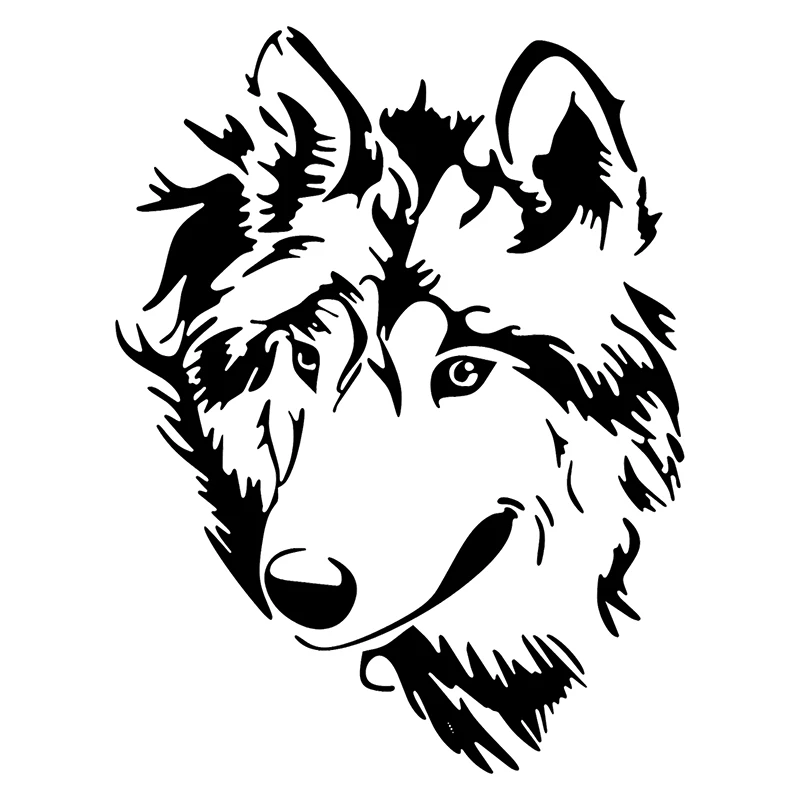 Y519# Car Sticker Wolf Waterproof Vinyl Decal Car Accessories Pegatinas Para Coche DIY Car Styling