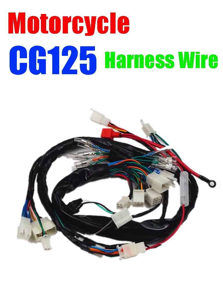 Motorrad-Kabelbaum für Honda Lifan Loncin Jialing Dayun Haojin Sanlg für CG125 ZJ125 CDI125 LF125 Motorstarter-Hauptkabel