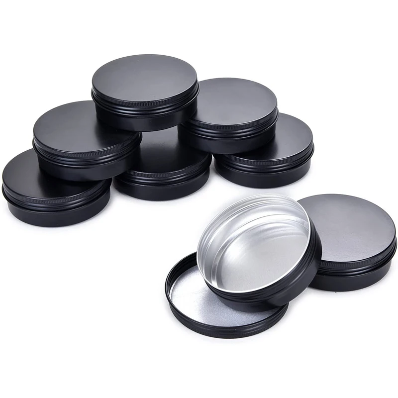20Pcs Cream Jar Round Tin Cosmetic Lip Balm Containers Nail Craft Pot Refillable Bottle Screw Thread Lids Empty Aluminum Cans image 5