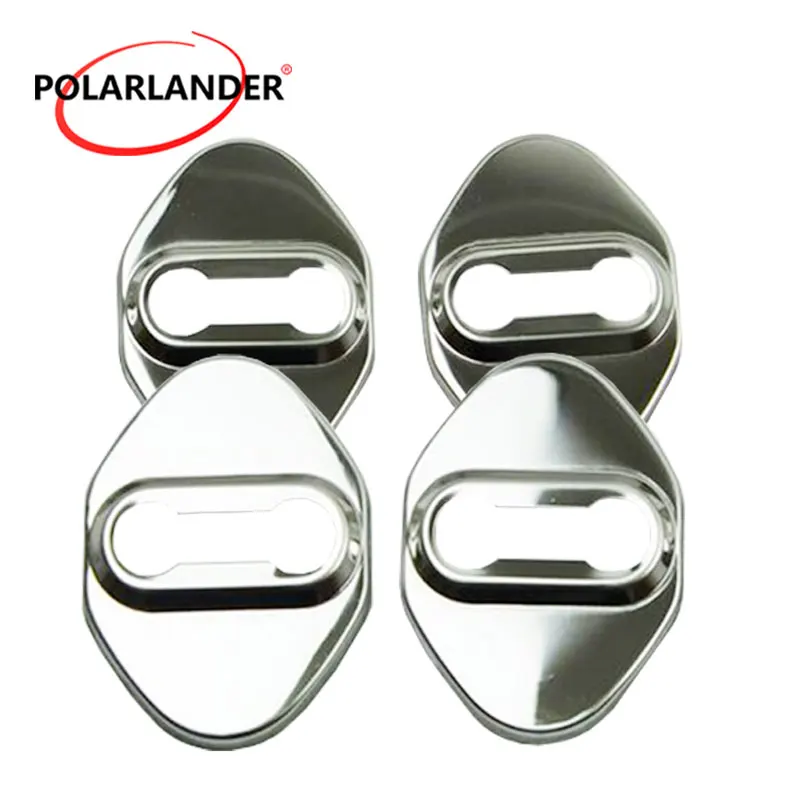 4 Pcs Stainless Steel Car Door Lock Cover Snap Cover Case Decoration for KIA Sportage R 2010 2011 2012 2013 2014 2015 2016